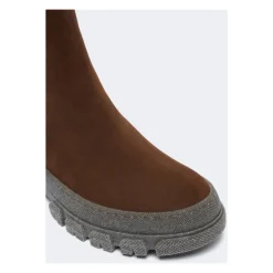 Chelsea ankle boot avec des inserts élastiques classiques