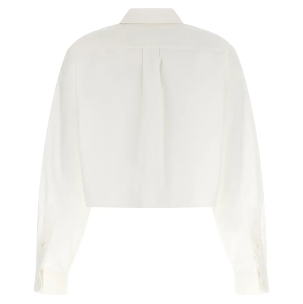 Chemise courte brodée