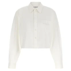 Chemise courte brodée