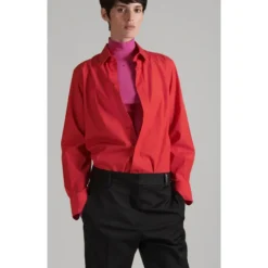 Chemise de luxe rouge Montpellier Coqueline