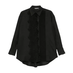 Chemise en lin avec dentelle