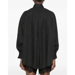 Chemise en lin avec dentelle