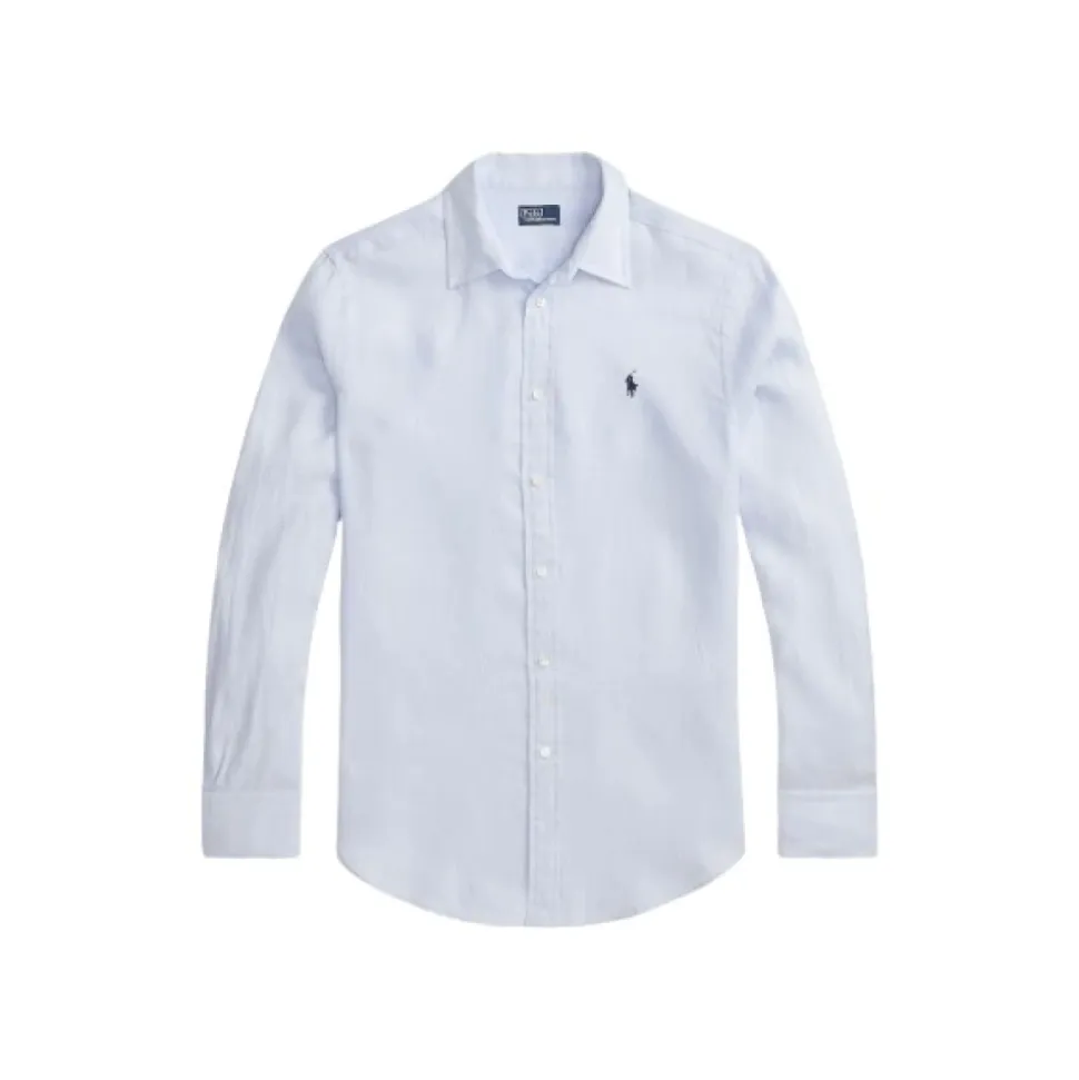 Chemise lin coupe droite