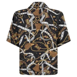 Chemise à manches courtes imprimée