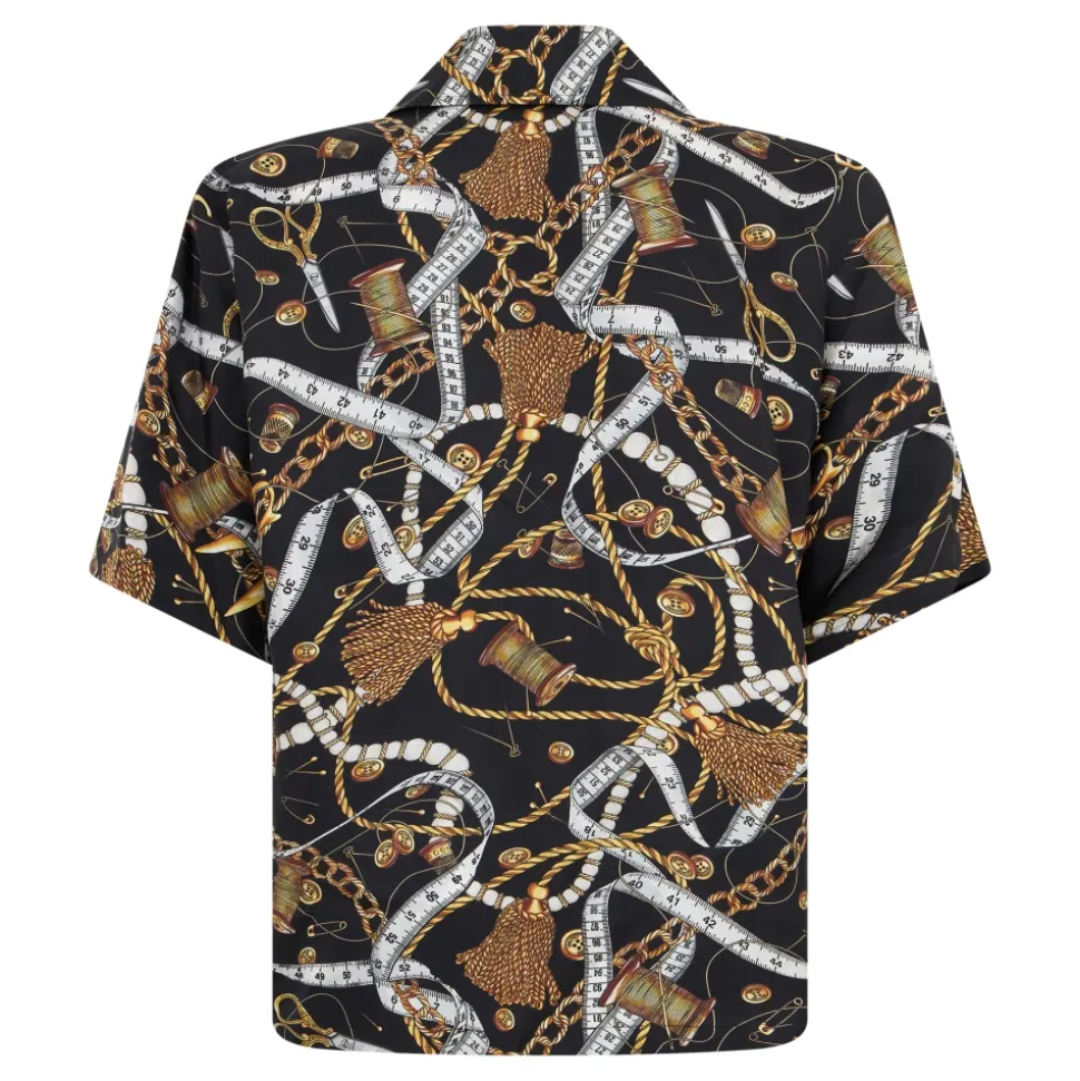 Chemise à manches courtes imprimée