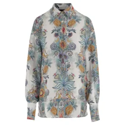 Chemise Manches Longues Imprimé Botanique