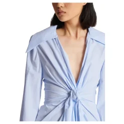 Chemise Mini Vichy en Popeline de Coton