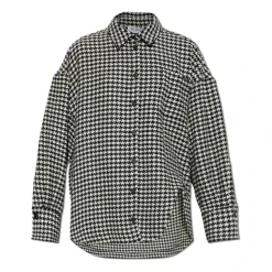 Chemise à motif pied-de-poule
