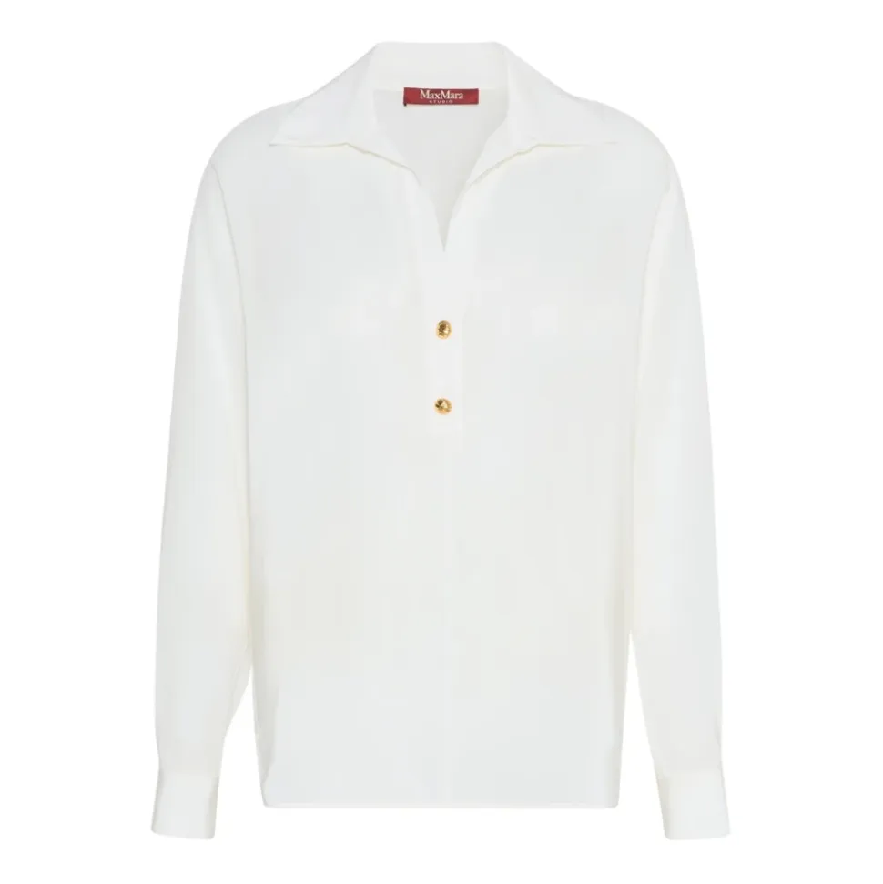 Chemise Polo en Crêpe de Chine