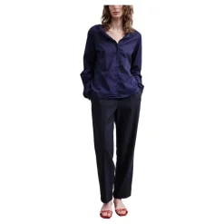 Chemise Rayée Bleue en Coton