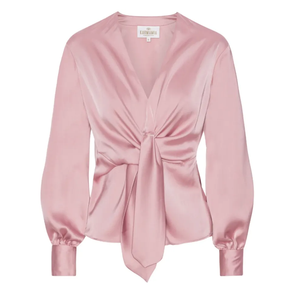 Chemisier Rose avec Détail de