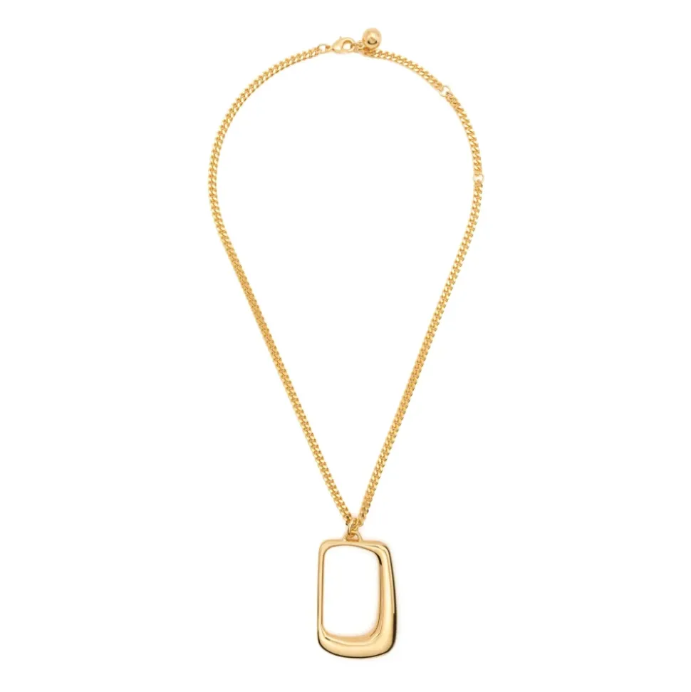Collier avec Pendentif Ovale