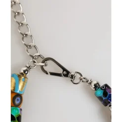 Collier avec Perles en Verre de Murano Multicolores