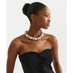 Collier Statement Pearl Dot