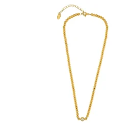Collier Étanche avec CZ et Boule Scintillante