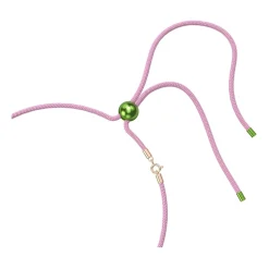 Collier Vert avec Pierre Taille Coussin