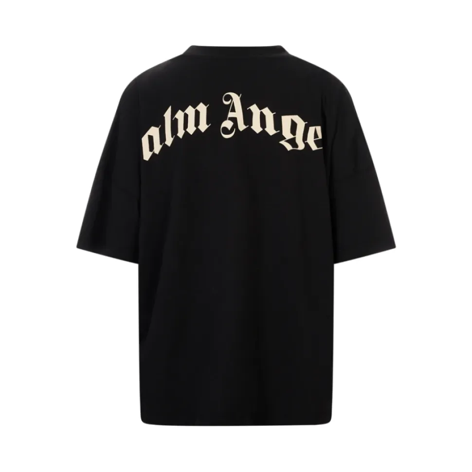 Curved Logo Over Tee