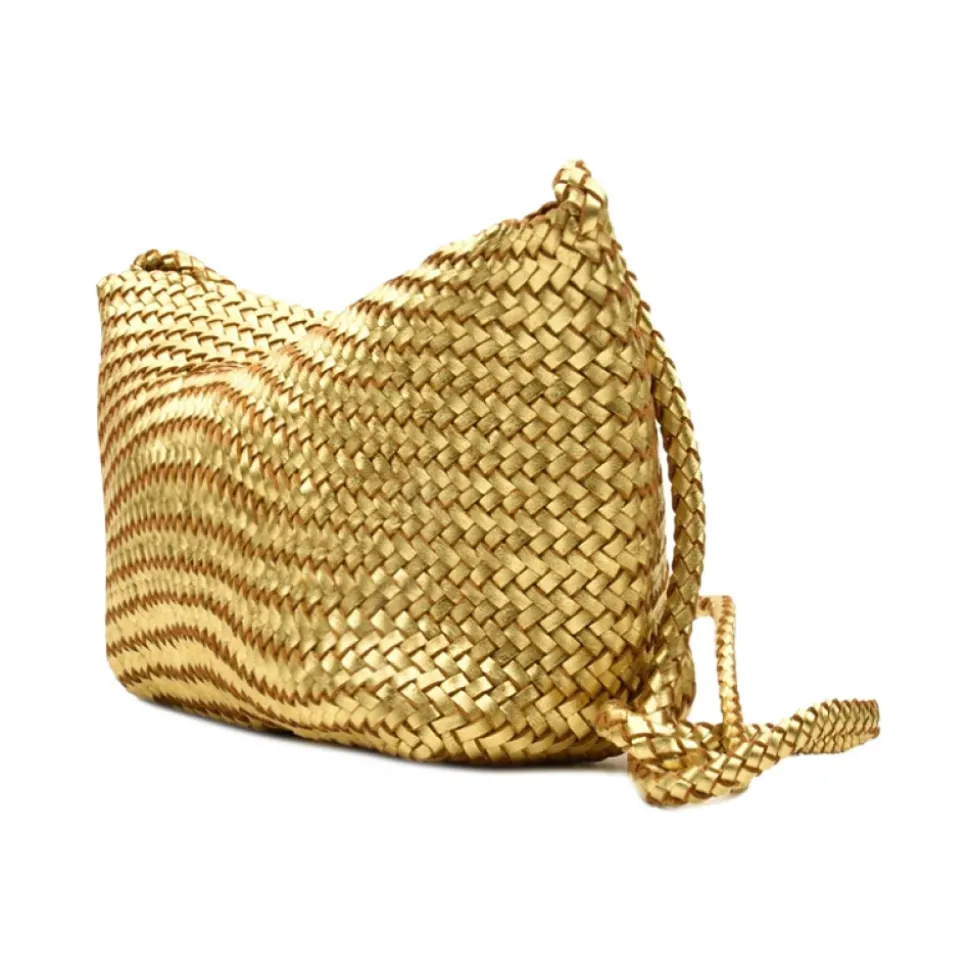 Diagonal Weave Flap Corsina Bag