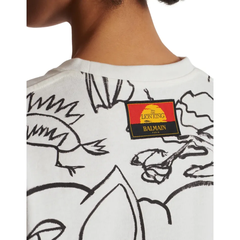 Disney x : The Lion King - Loose-fitting printed t-shirt for precocious children