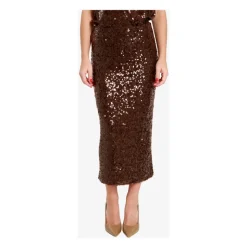 Embellished Midi Pencil Skirt
