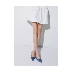 Escarpins pointus en cuir