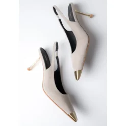 Escarpins Slingback en Velours