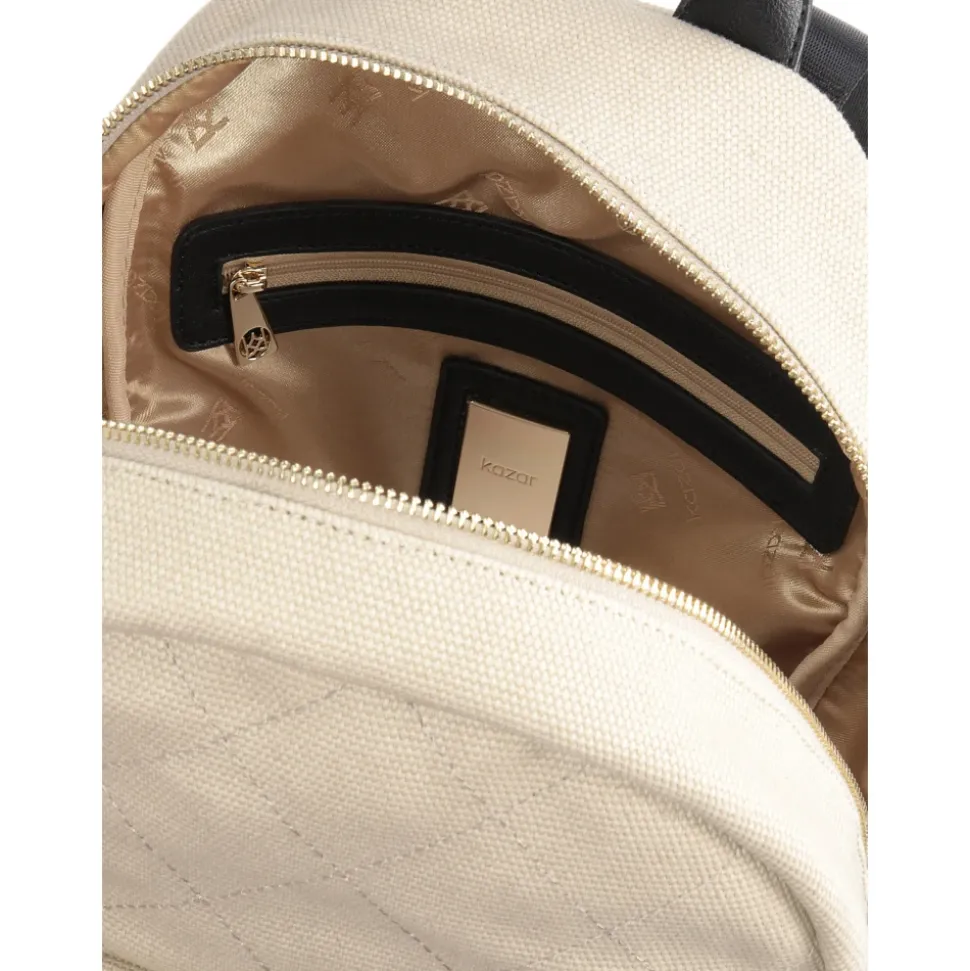 Femmes beige et noir sac à dos