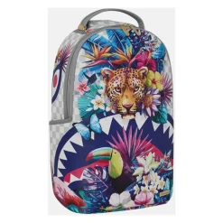 Flowering Jungle Shark Backpack