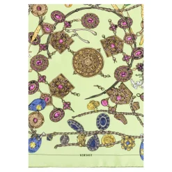 Foulard en soie avec imprimé Broken Jewels