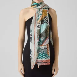 Foulard en soie imprimée