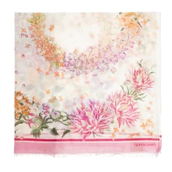 Foulard à motif floral