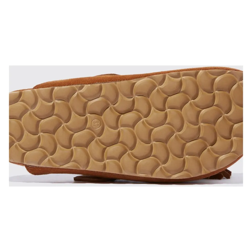 Gea Desert Mules Femme avec Pompons
