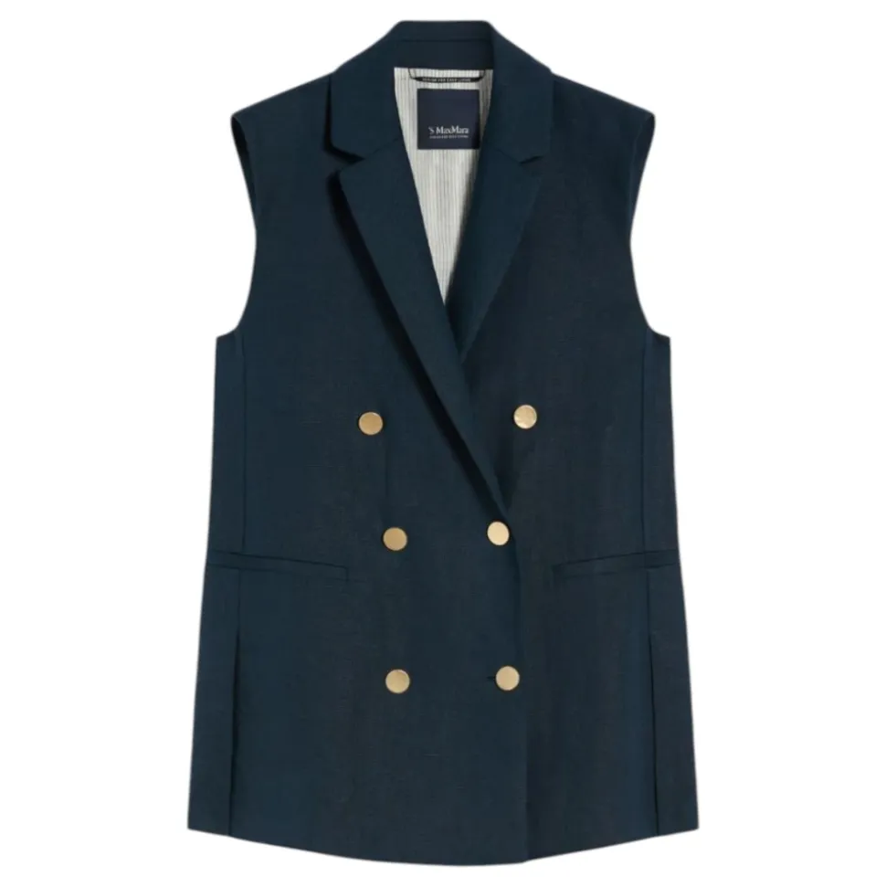 Gilet ajusté à double boutonnage