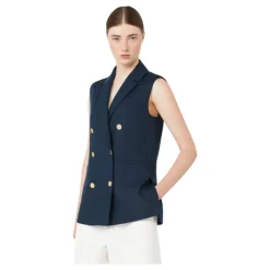 Gilet ajusté à double boutonnage