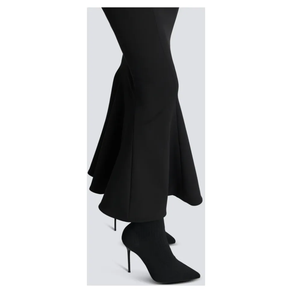 Grain de poudre midi skirt
