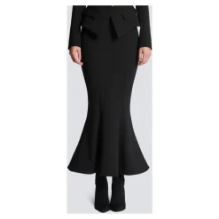 Grain de poudre midi skirt