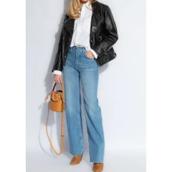 Hugh wide leg jeans