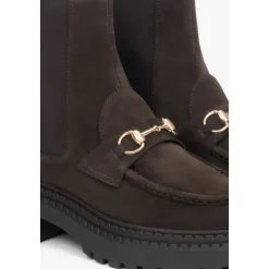 Italian Velour Chelsea Boots