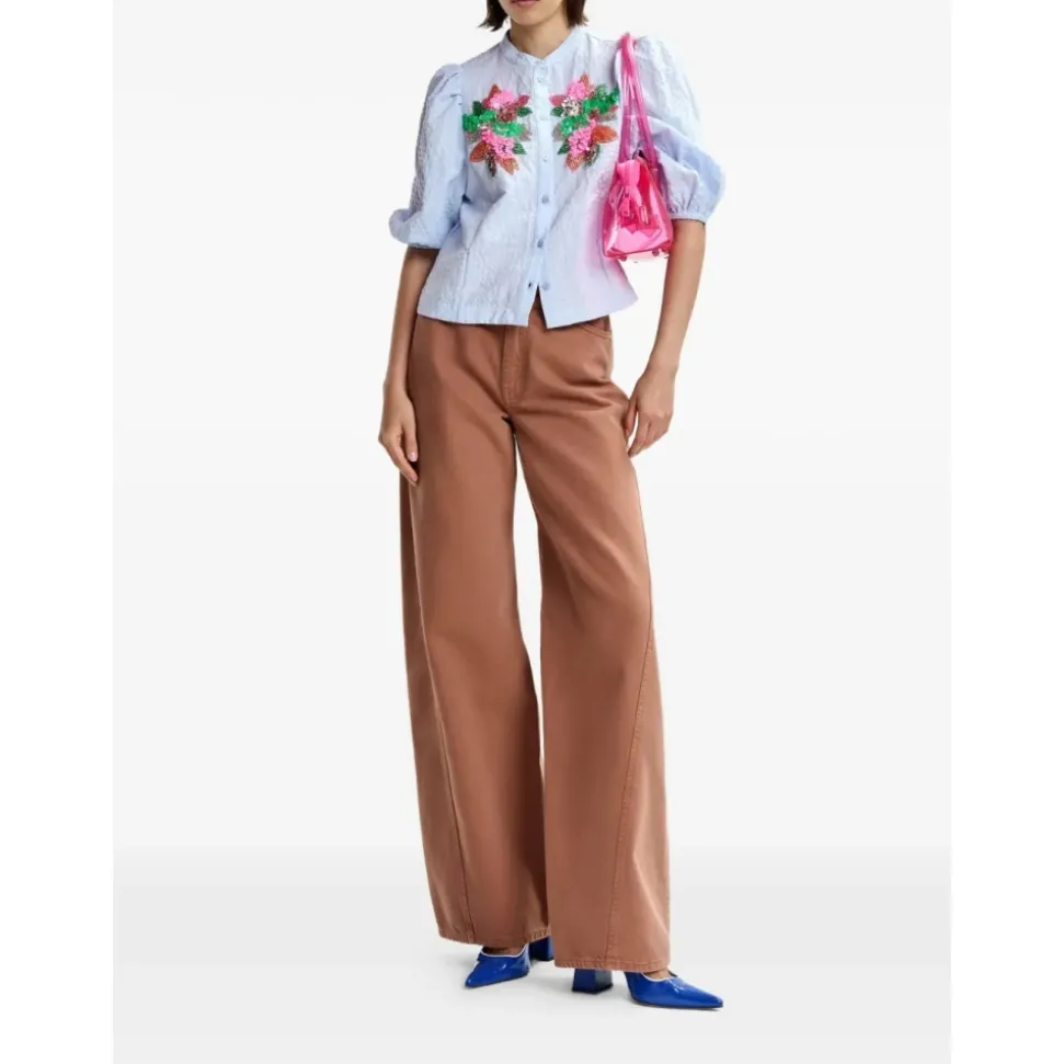 Jaiden Floral Sequin Shirt