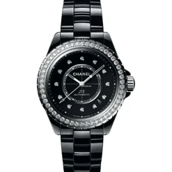 J12 Automatique Montre en Céramique Noire