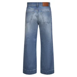 Jean court taille haute