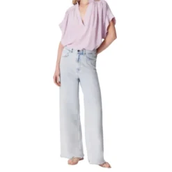 Jean Eden Taille Haute, Coupe Wide Leg