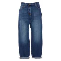 Jean en denim avec fermeture boutonnée frontale