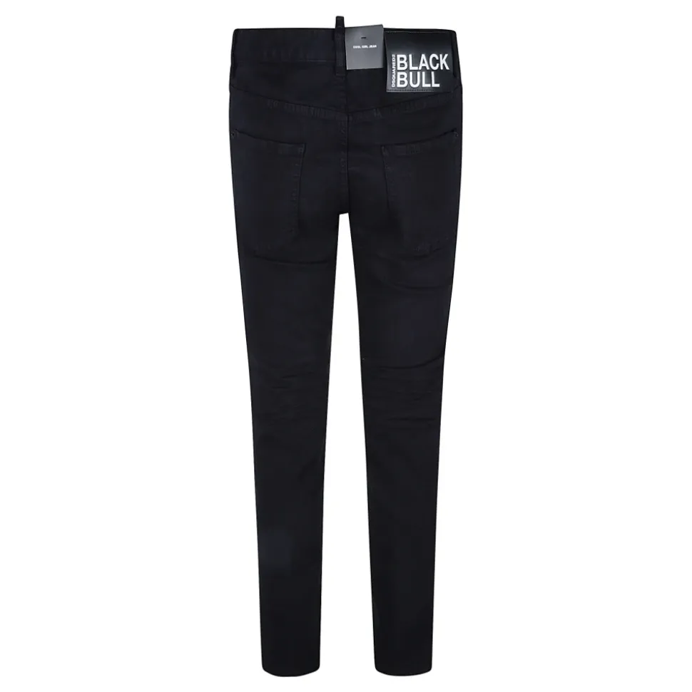 Jean Skinny Noir Court en Denim