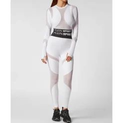 Jogging Cropped Top LS Multicut