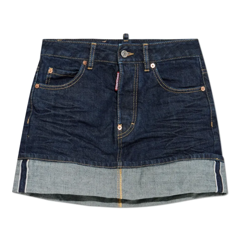 Jupe en jean courte