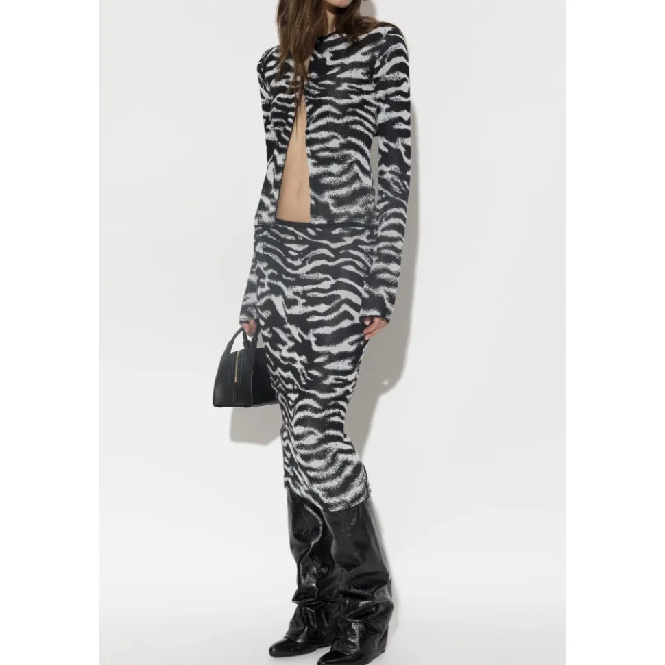 Jupe imprimé animalier