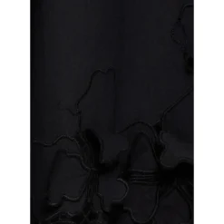 Jupe Midi Brodée de Fleurs