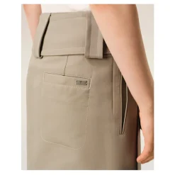 Jupe portefeuille en coton