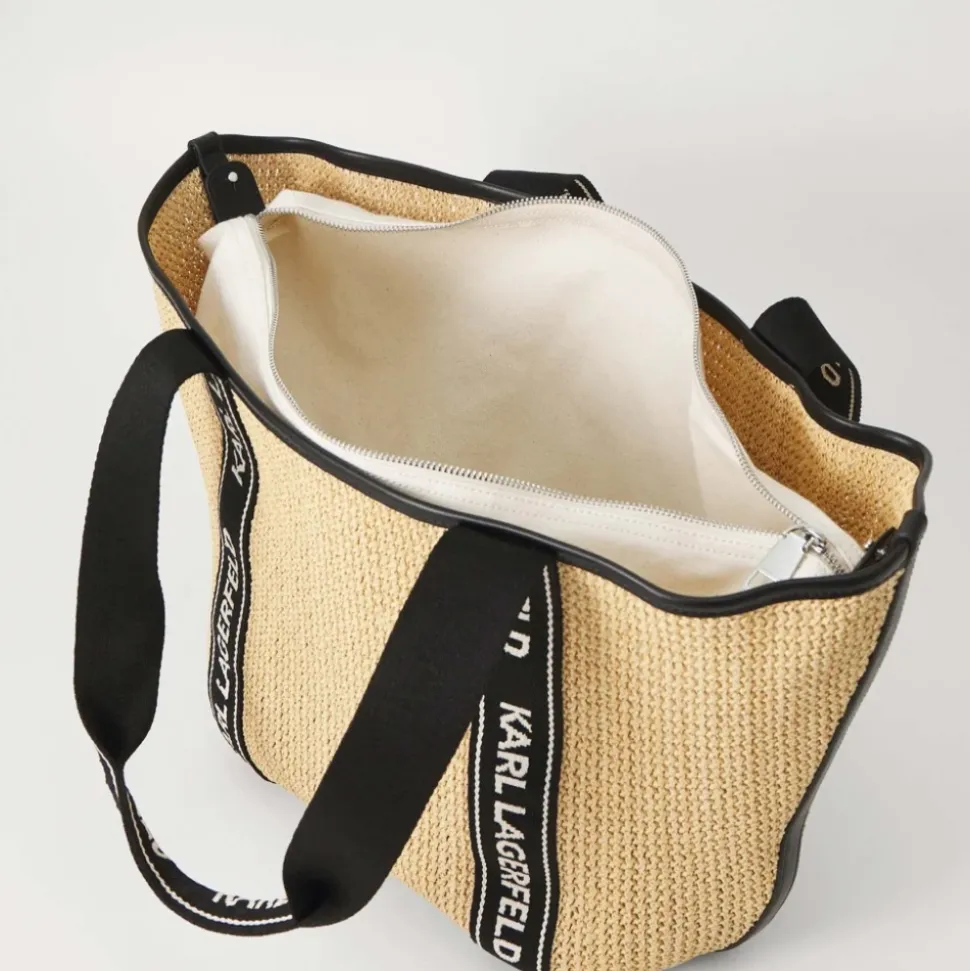 K/Essential Raffia Bag